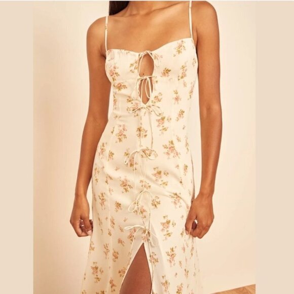 Reformation Nixie Dress in Mildred size 0 NWT - Picture 4 of 13